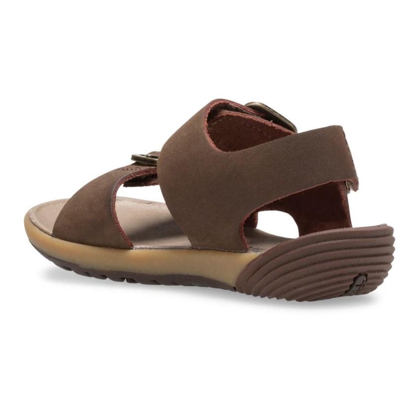 Sandales Merrell Bare Steps Marron Foncé Enfant | G.G.CONX